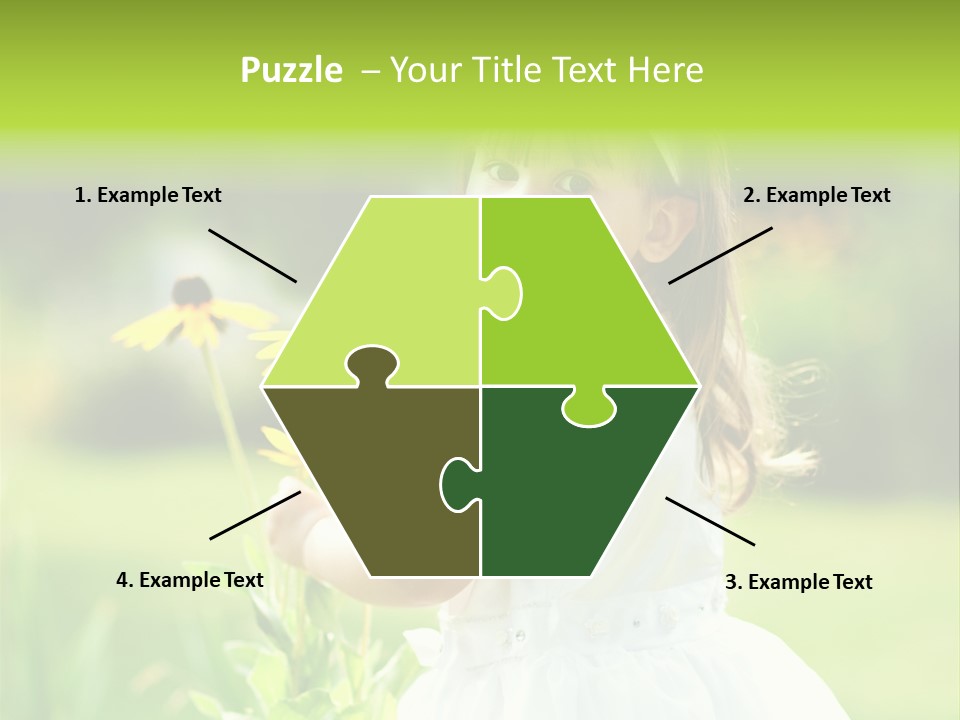 Care Grass Baby PowerPoint Template