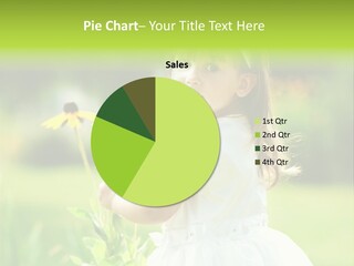 Care Grass Baby PowerPoint Template