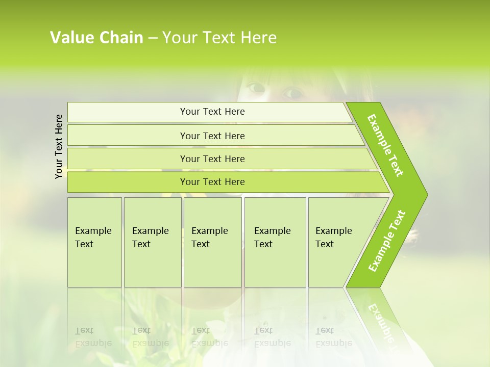 Care Grass Baby PowerPoint Template