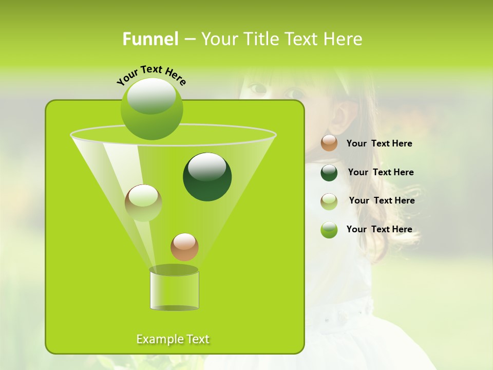 Care Grass Baby PowerPoint Template