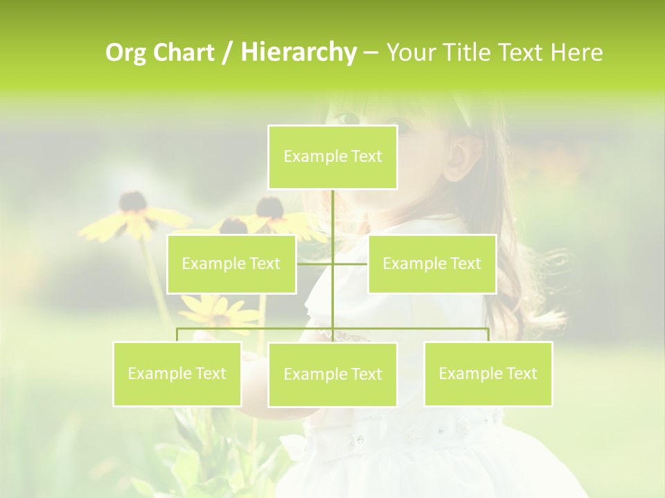 Care Grass Baby PowerPoint Template