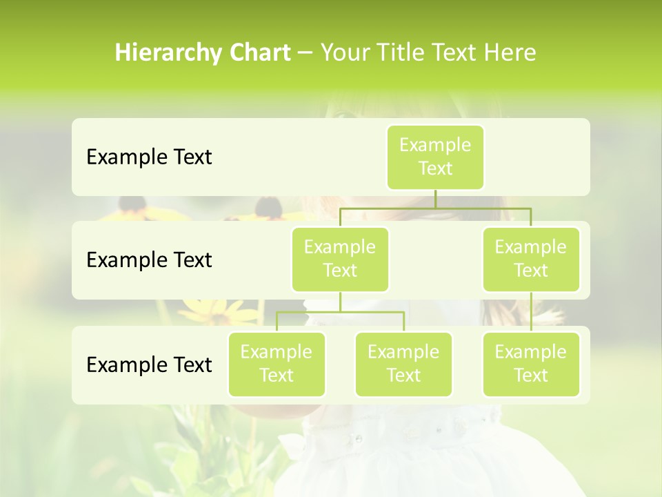Care Grass Baby PowerPoint Template