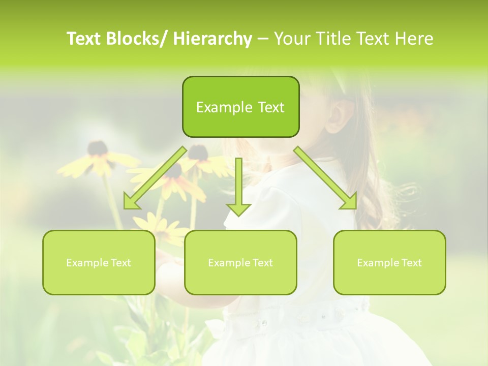 Care Grass Baby PowerPoint Template