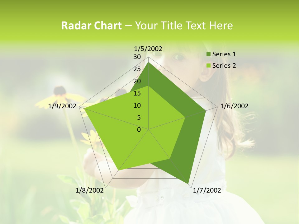 Care Grass Baby PowerPoint Template