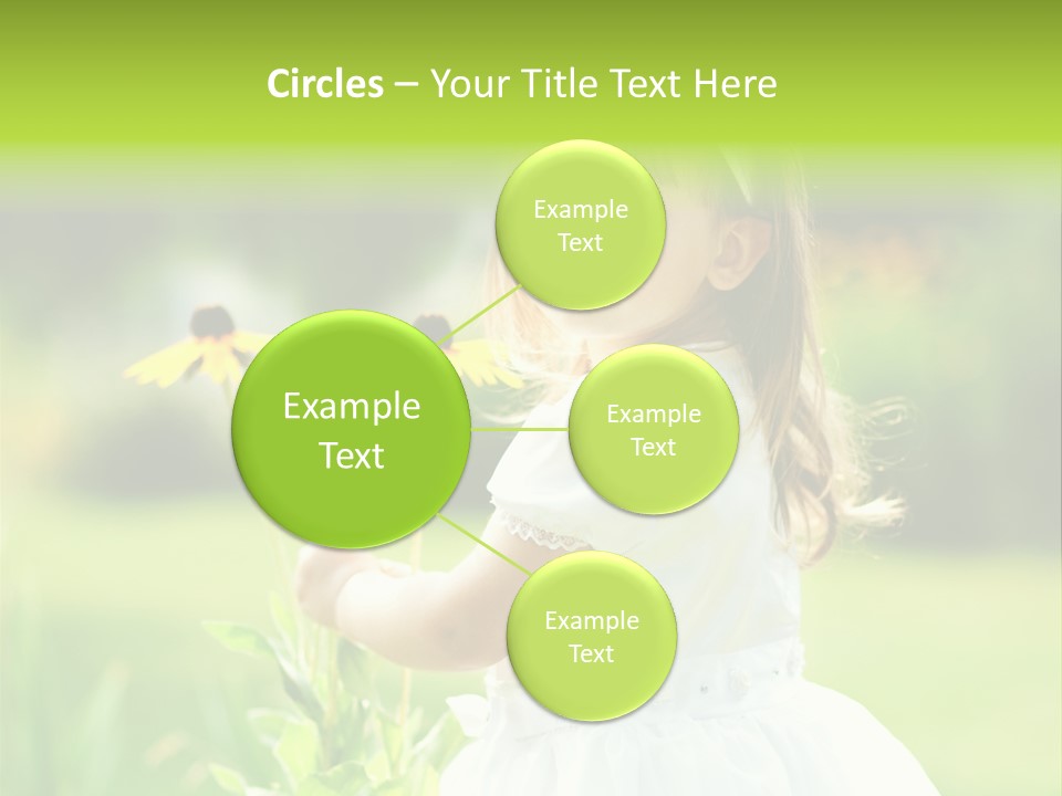 Care Grass Baby PowerPoint Template