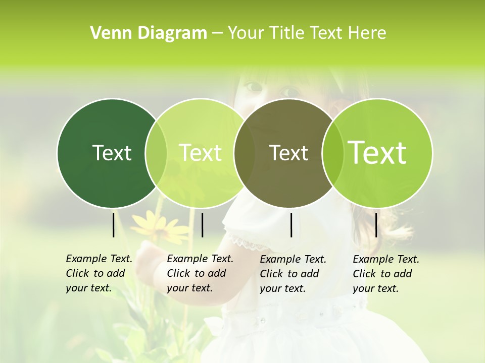 Care Grass Baby PowerPoint Template