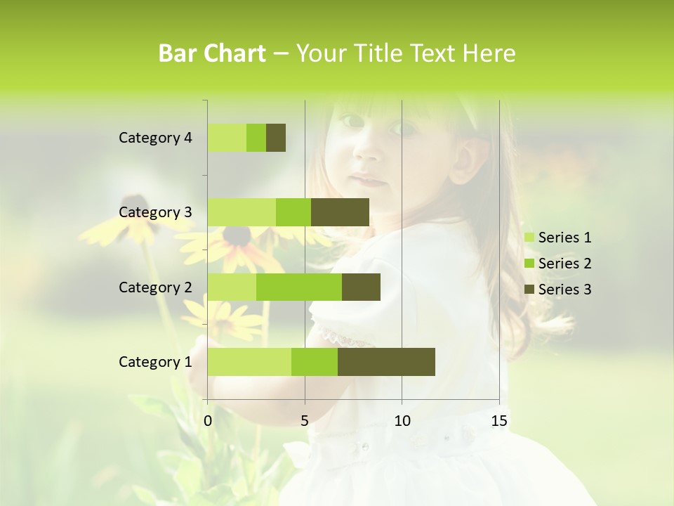 Care Grass Baby PowerPoint Template