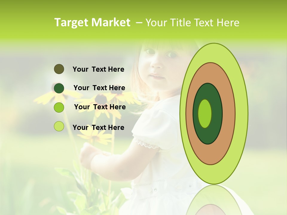 Care Grass Baby PowerPoint Template