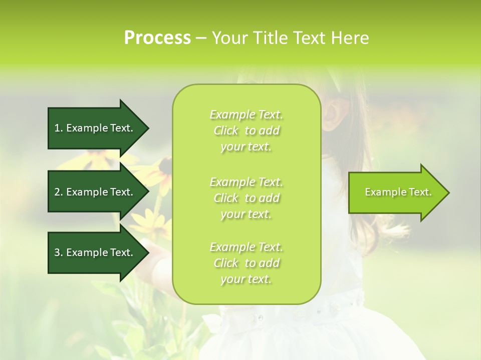 Care Grass Baby PowerPoint Template