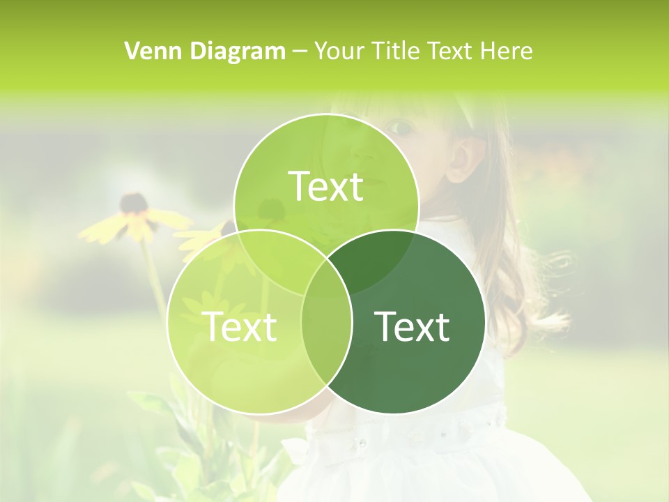 Care Grass Baby PowerPoint Template