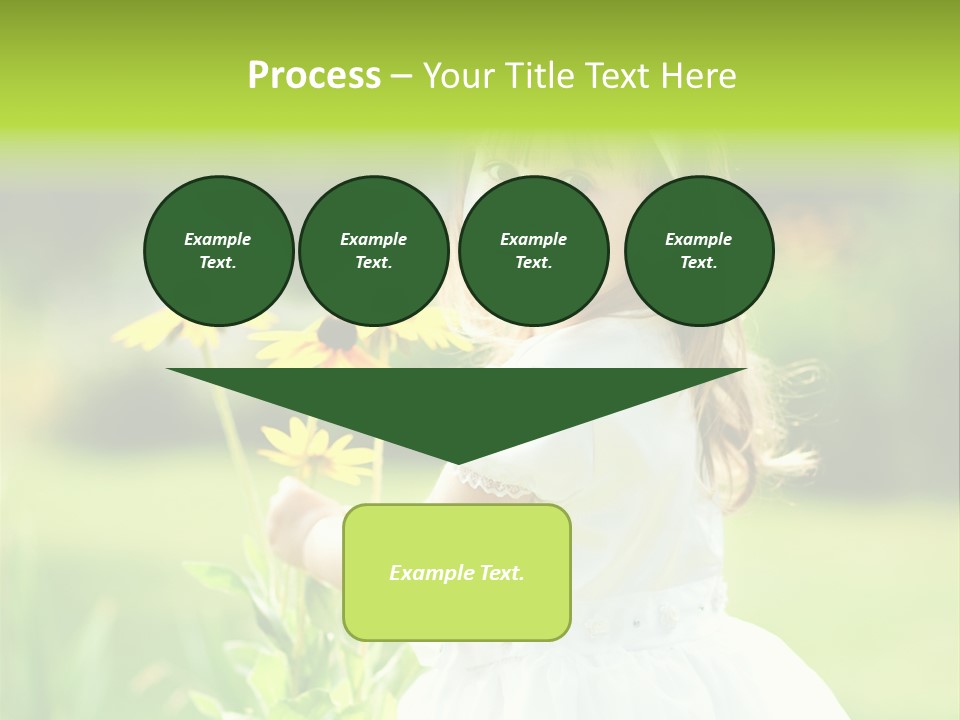 Care Grass Baby PowerPoint Template