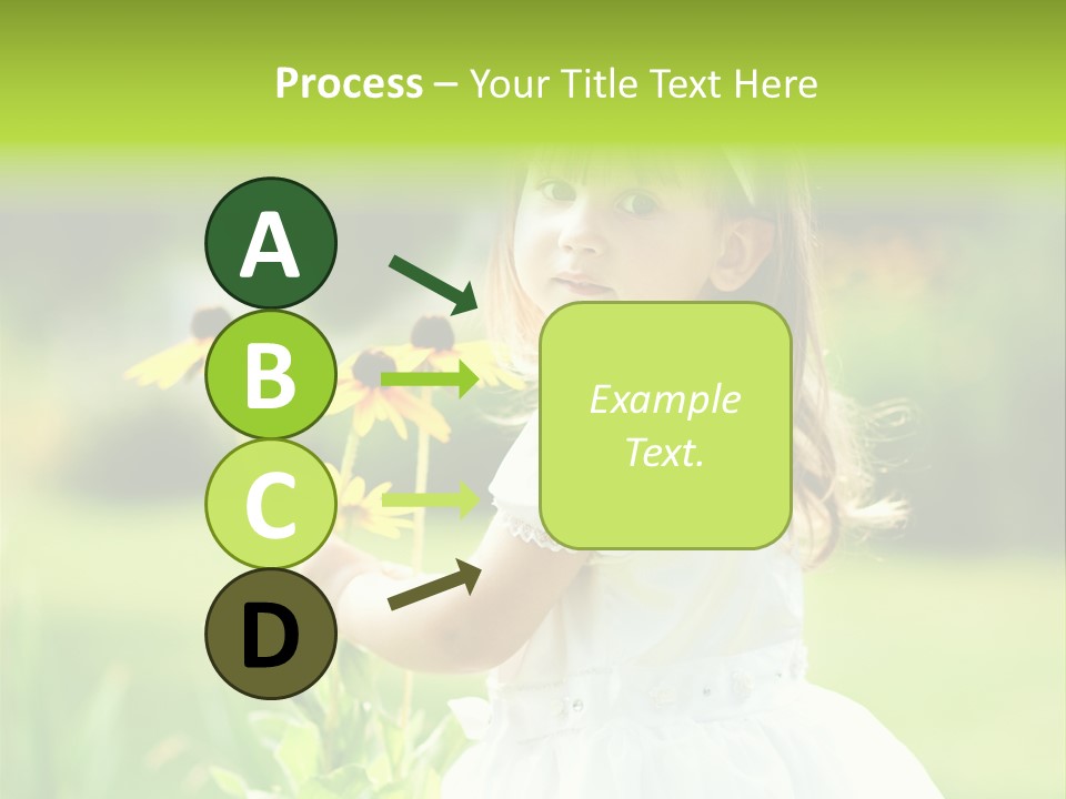 Care Grass Baby PowerPoint Template