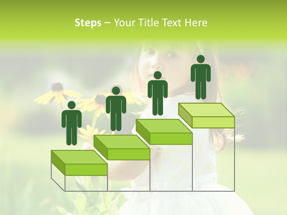 Care Grass Baby PowerPoint Template
