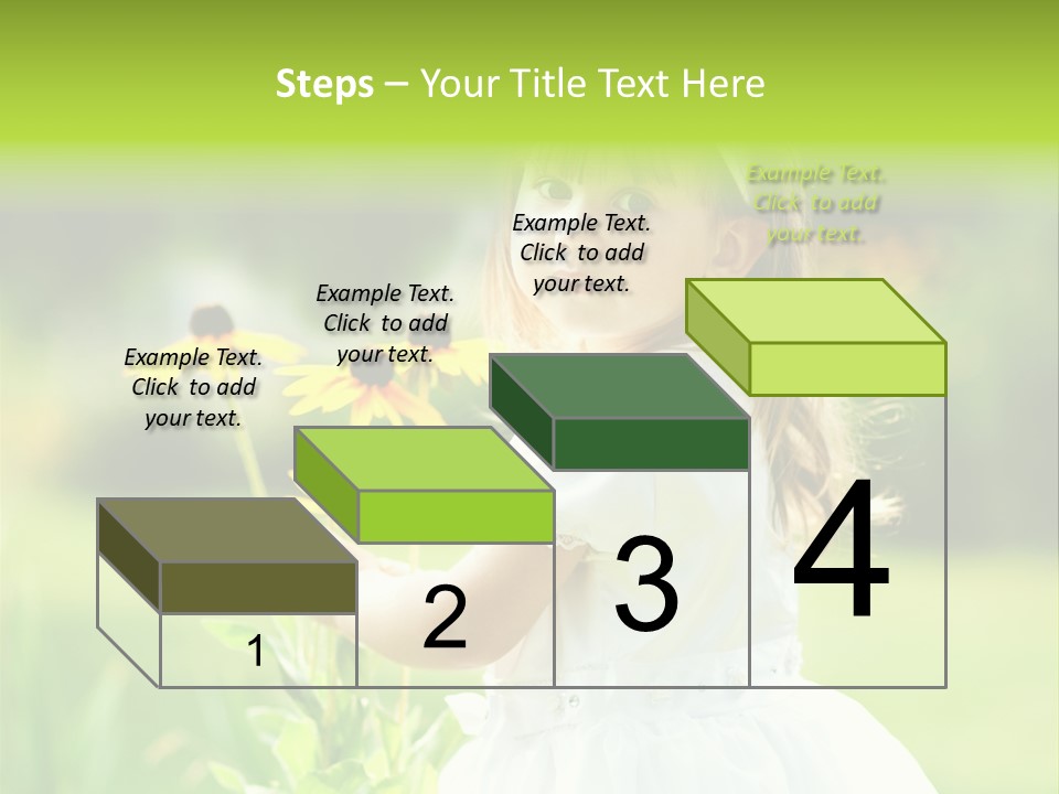 Care Grass Baby PowerPoint Template
