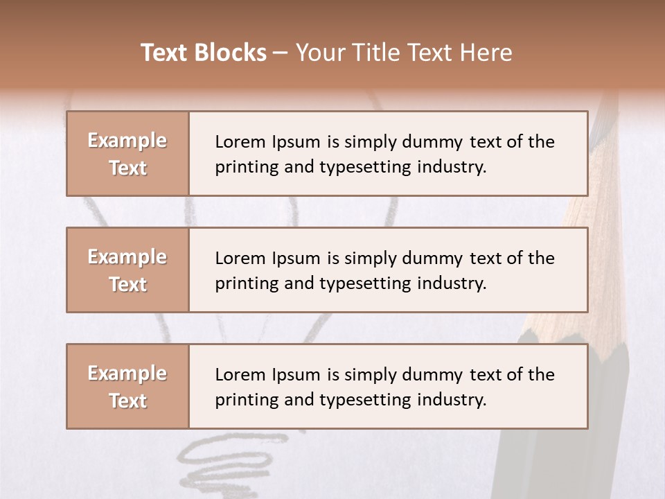 Solution Electricity Image PowerPoint Template