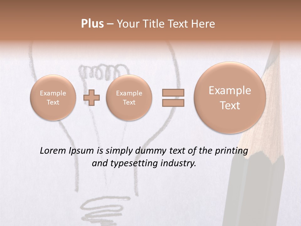 Solution Electricity Image PowerPoint Template