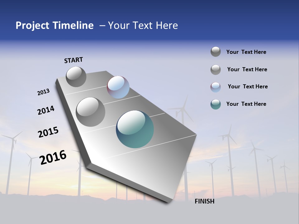 Rotate Summer Cloud PowerPoint Template