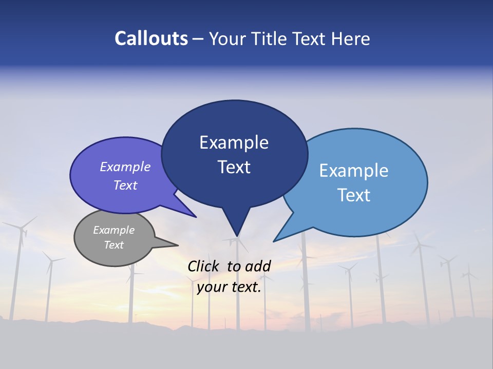 Rotate Summer Cloud PowerPoint Template