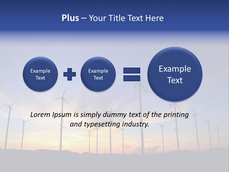 Rotate Summer Cloud PowerPoint Template