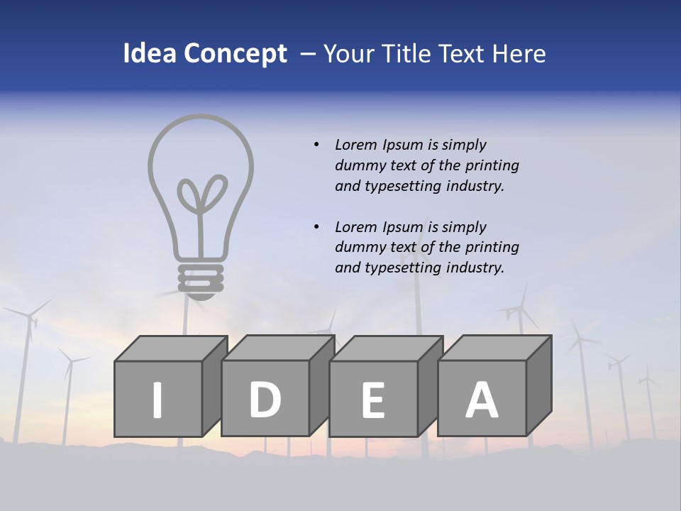 Rotate Summer Cloud PowerPoint Template