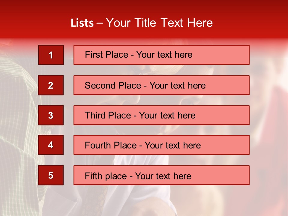 Male Profession Office PowerPoint Template