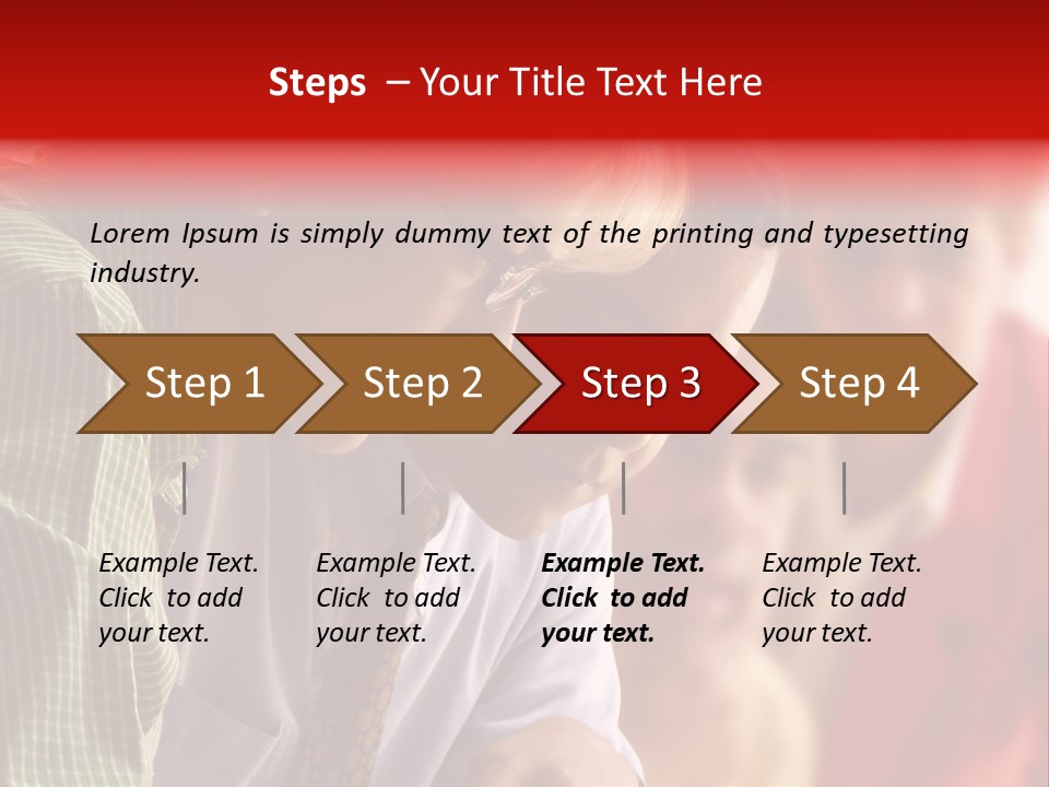 Male Profession Office PowerPoint Template