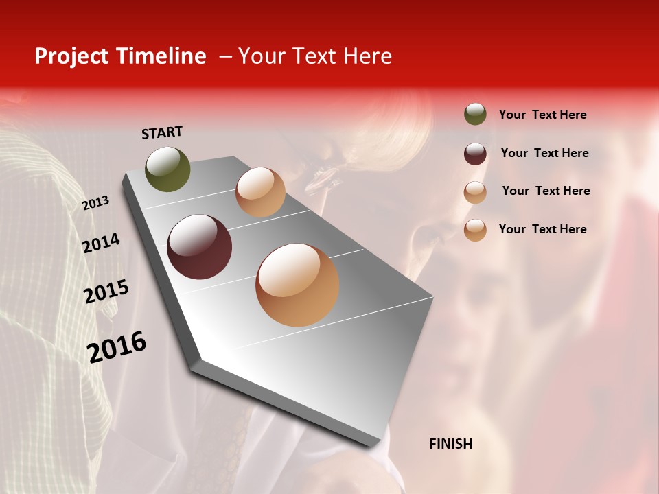 Male Profession Office PowerPoint Template