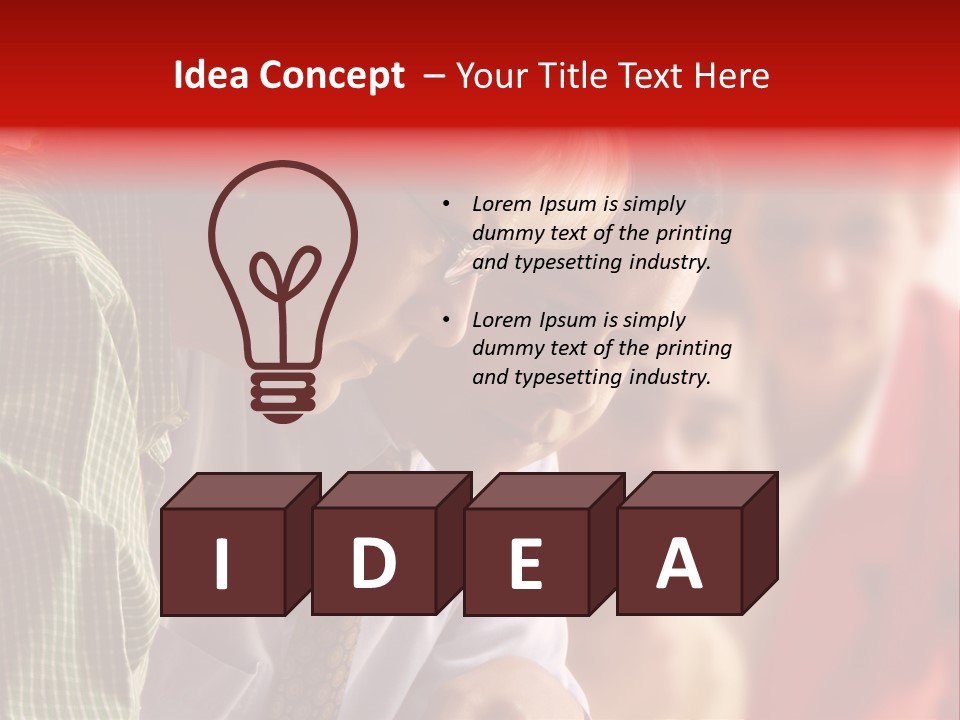 Male Profession Office PowerPoint Template