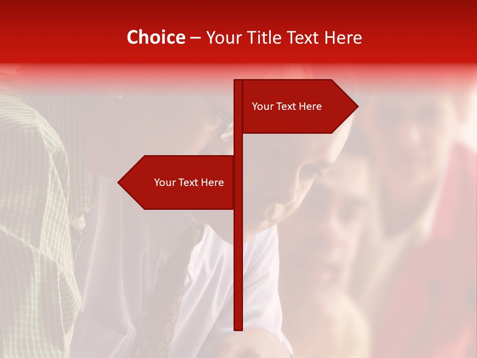 Male Profession Office PowerPoint Template