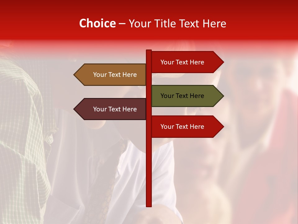 Male Profession Office PowerPoint Template