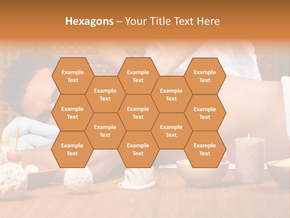 A Man Getting A Back Massage At A Spa PowerPoint Template