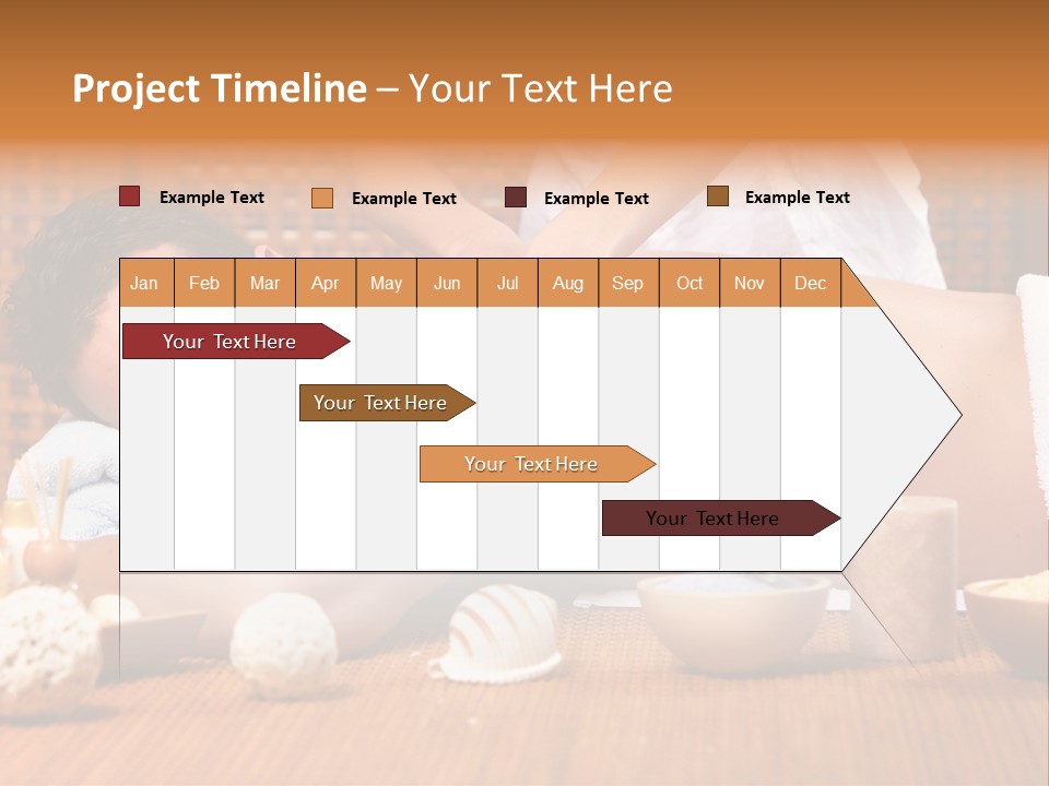 A Man Getting A Back Massage At A Spa PowerPoint Template