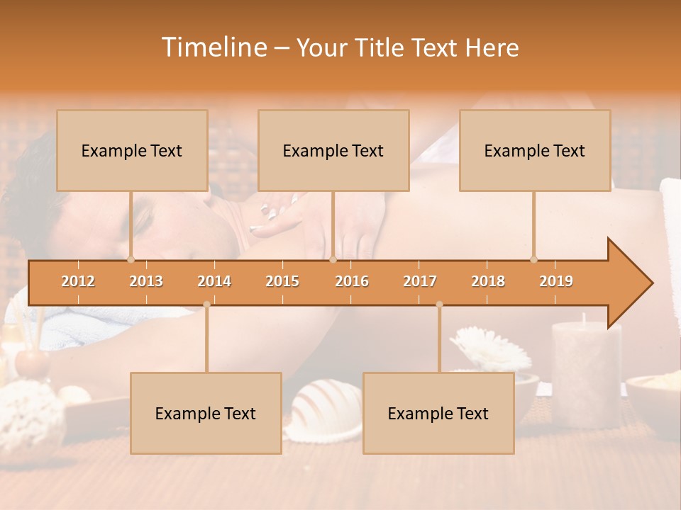 A Man Getting A Back Massage At A Spa PowerPoint Template