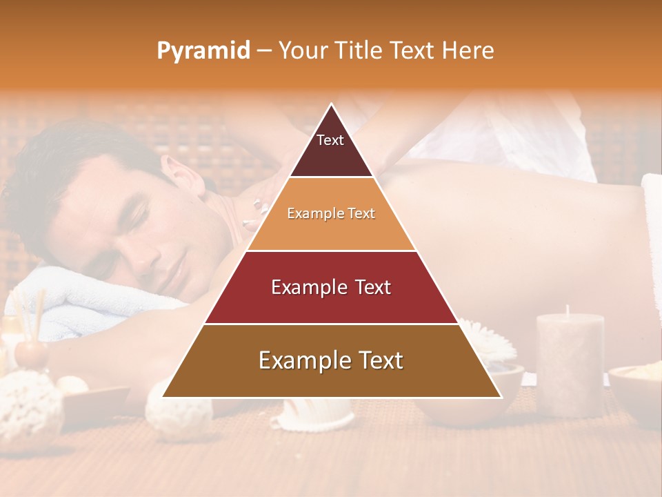A Man Getting A Back Massage At A Spa PowerPoint Template