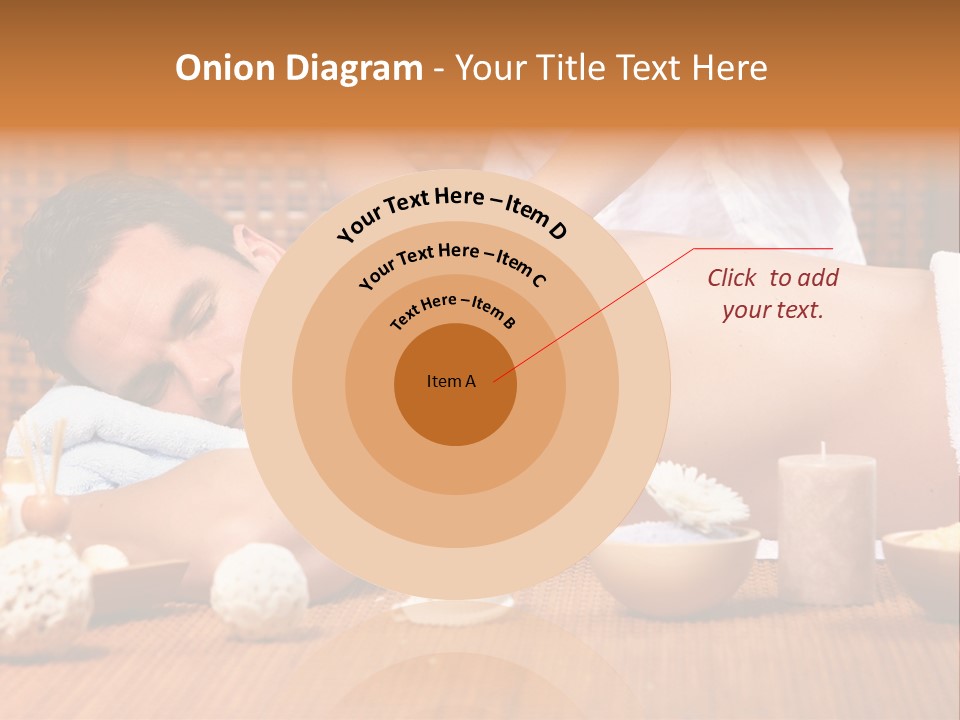 A Man Getting A Back Massage At A Spa PowerPoint Template