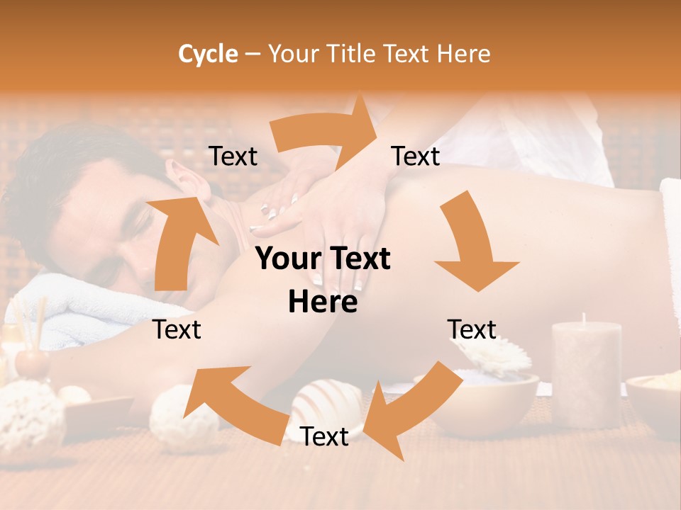 A Man Getting A Back Massage At A Spa PowerPoint Template