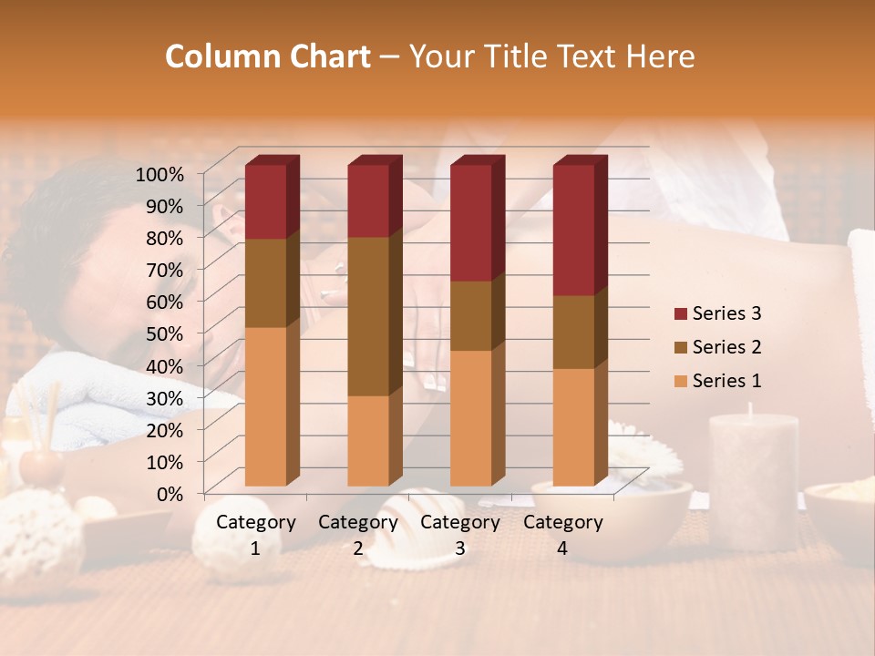A Man Getting A Back Massage At A Spa PowerPoint Template