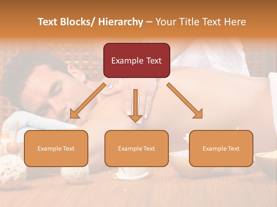 A Man Getting A Back Massage At A Spa PowerPoint Template