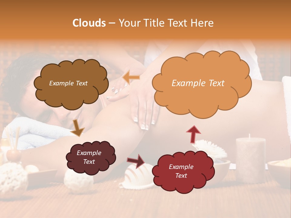 A Man Getting A Back Massage At A Spa PowerPoint Template