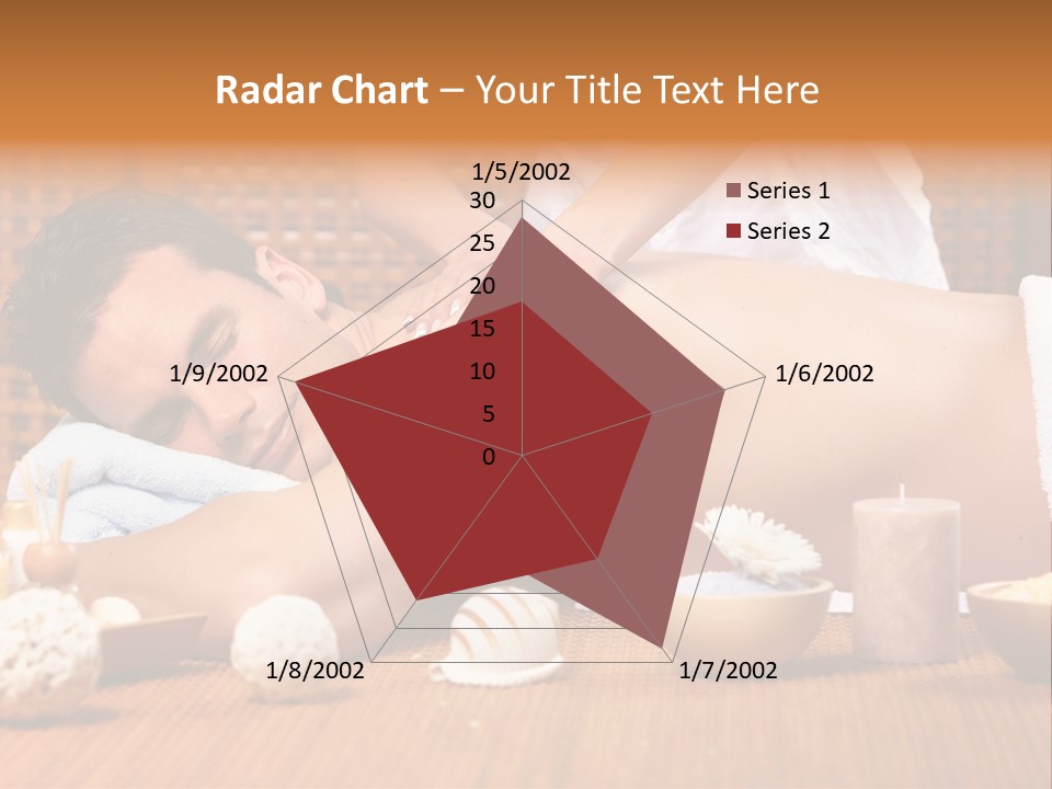 A Man Getting A Back Massage At A Spa PowerPoint Template