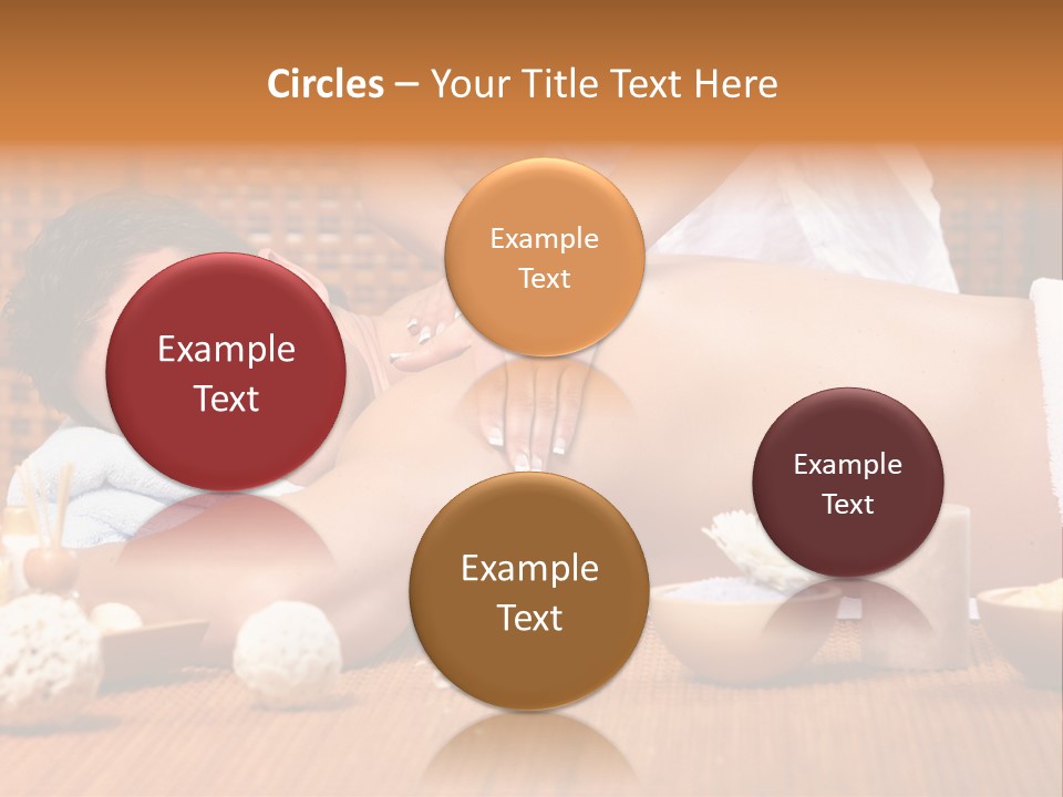 A Man Getting A Back Massage At A Spa PowerPoint Template