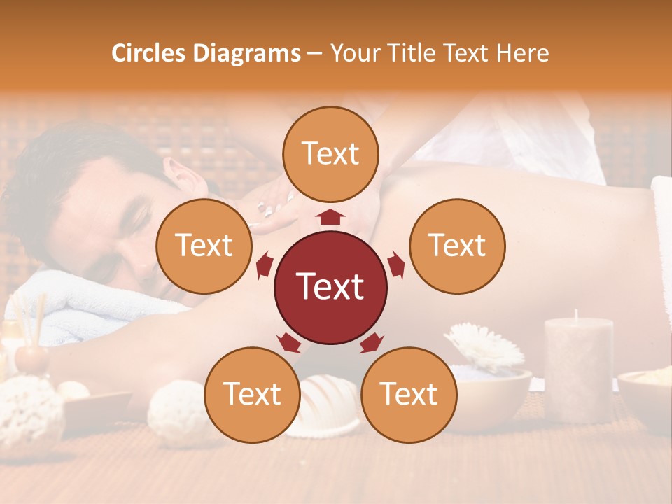 A Man Getting A Back Massage At A Spa PowerPoint Template