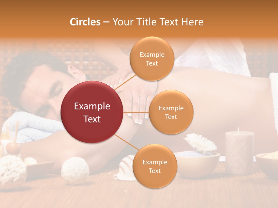 A Man Getting A Back Massage At A Spa PowerPoint Template