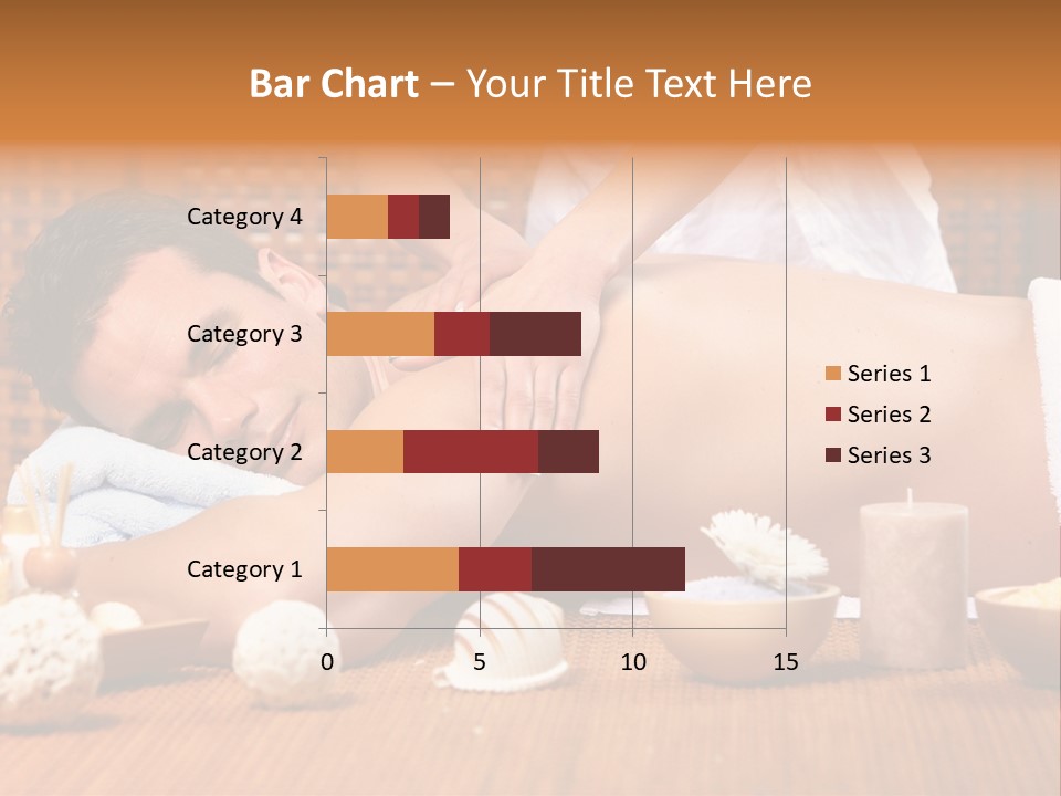 A Man Getting A Back Massage At A Spa PowerPoint Template