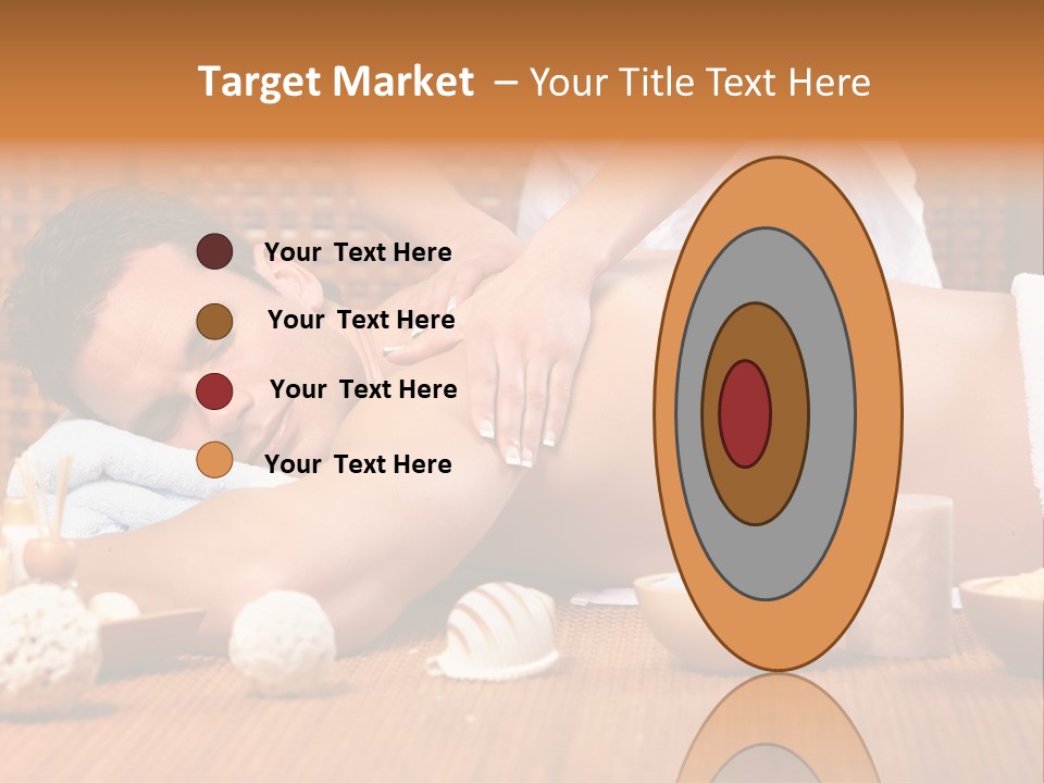 A Man Getting A Back Massage At A Spa PowerPoint Template