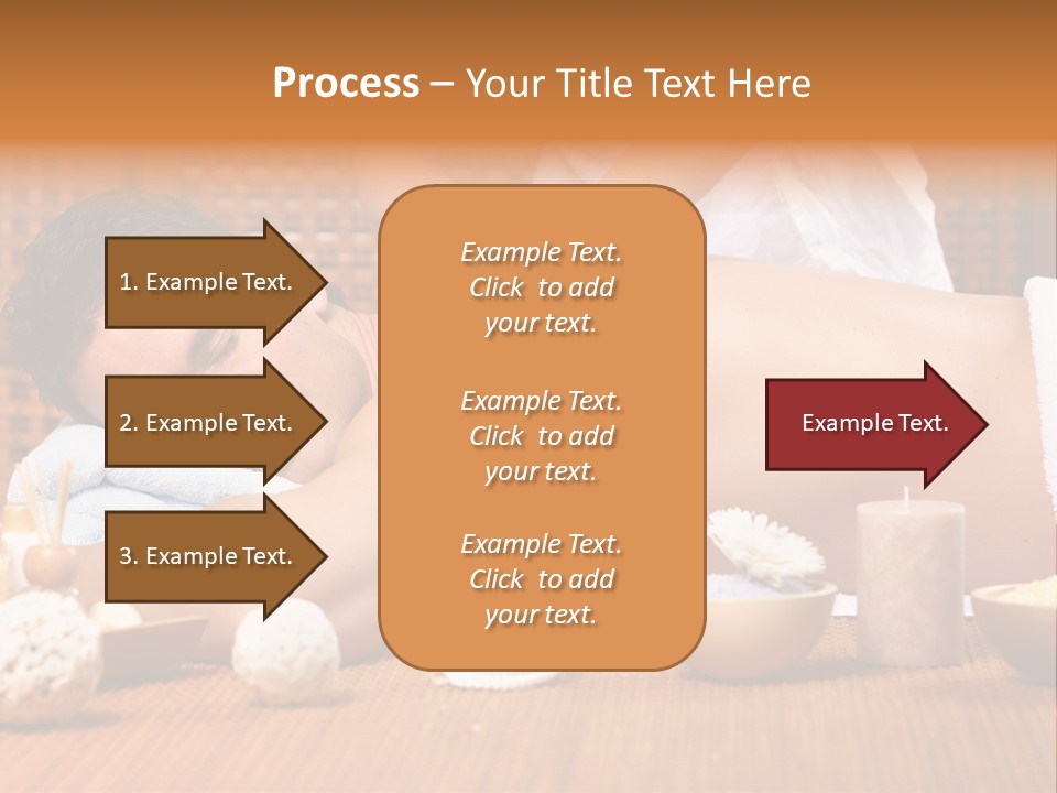 A Man Getting A Back Massage At A Spa PowerPoint Template
