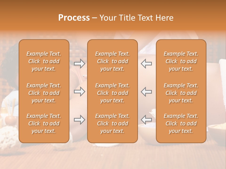 A Man Getting A Back Massage At A Spa PowerPoint Template