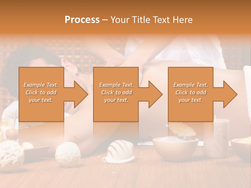 A Man Getting A Back Massage At A Spa PowerPoint Template