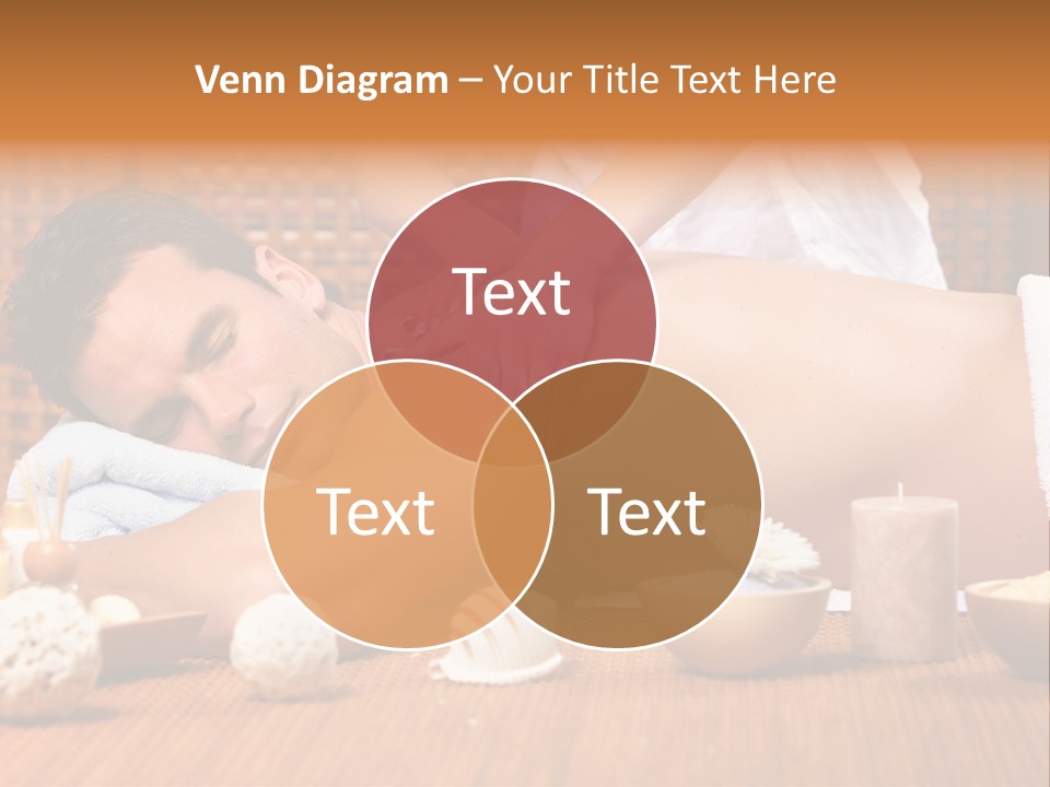 A Man Getting A Back Massage At A Spa PowerPoint Template