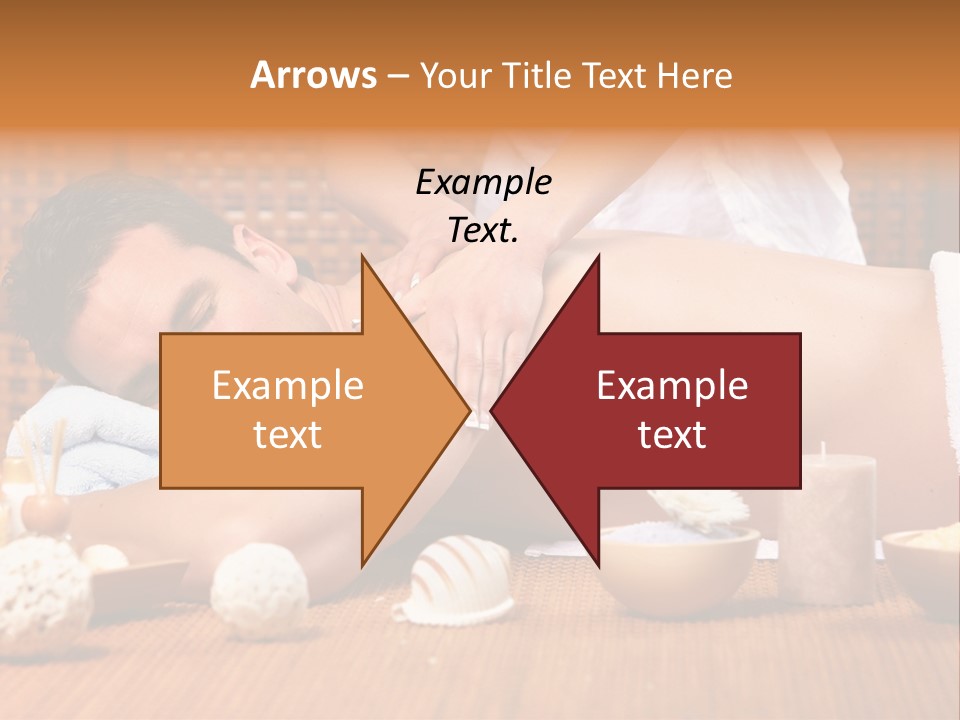 A Man Getting A Back Massage At A Spa PowerPoint Template